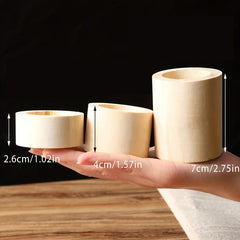 Wooden Candle Holder & Incense Burner for Home Decor & Aromatherapy