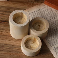 Wooden Candle Holder & Incense Burner for Home Decor & Aromatherapy