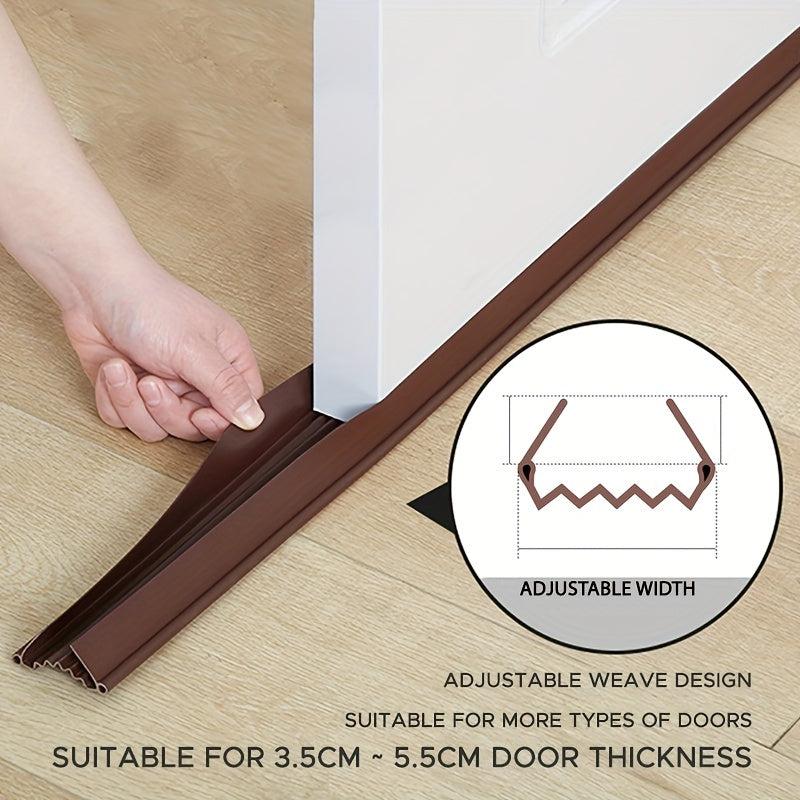 Door Sweep Weather Stripping - Insulate Against Drafts, Dust, Noise