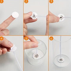 60pcs Waterproof Double Sided Adhesive Dots Round Acrylic Sticker