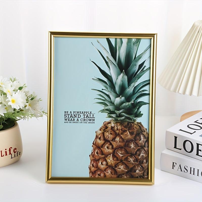 2pcs Golden Photo Frame for Room Decor