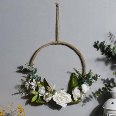 Artificial Flower Vine Wreath for Christmas Weddings and Home Decor