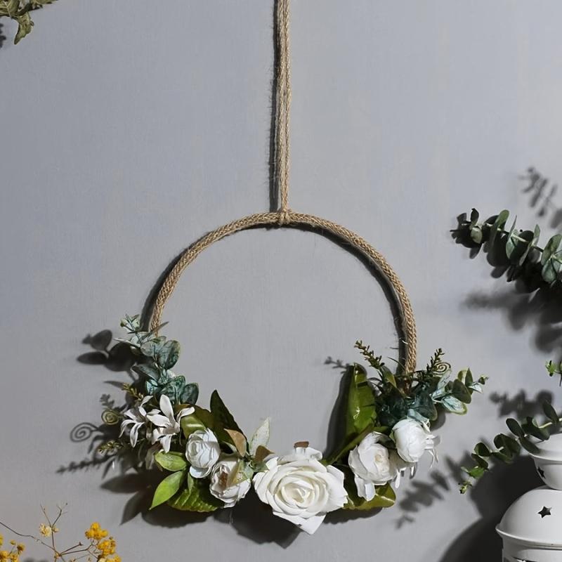Artificial Flower Vine Wreath for Christmas Weddings and Home Decor