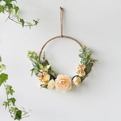 Artificial Flower Vine Wreath for Christmas Weddings and Home Decor