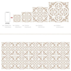 Bohemian Flowers Peel and Stick Wallpaper - Home Decor