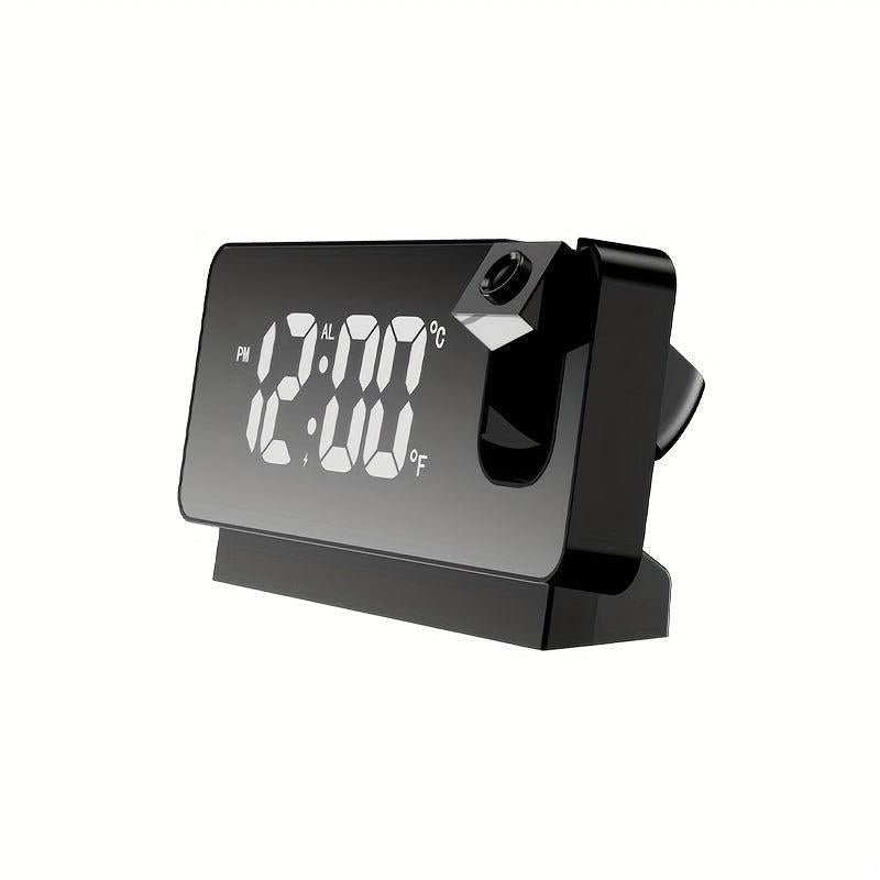Digital Alarm Clock with Big LED Screen and Projection - Halloween Xmas Gift