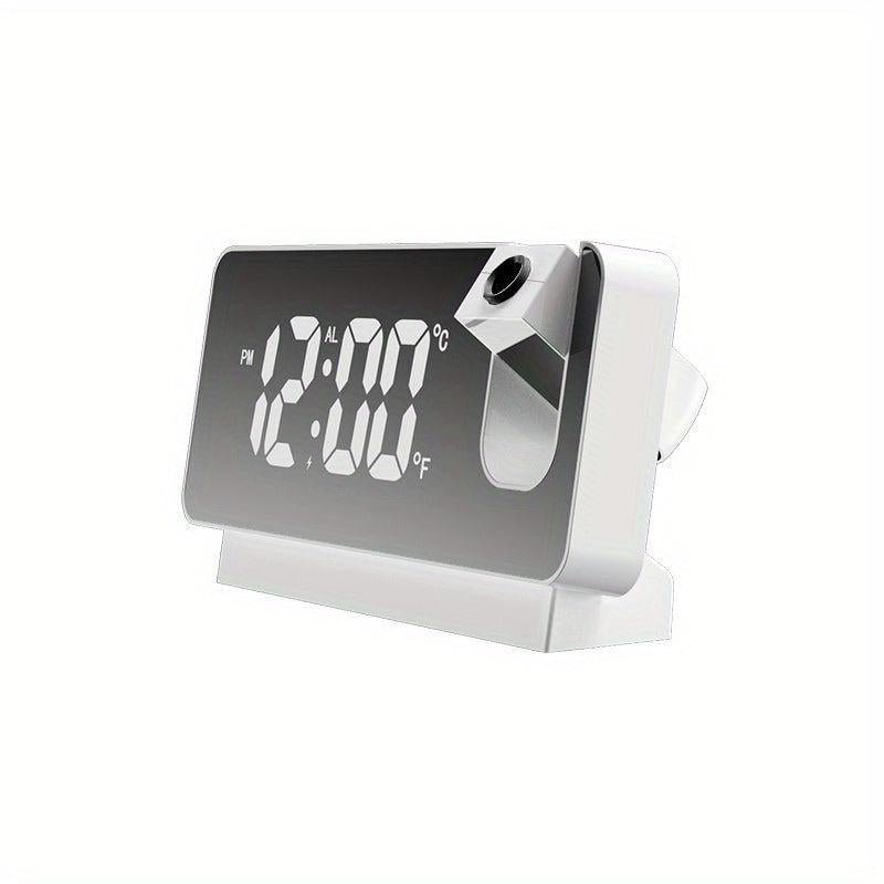 Digital Alarm Clock with Big LED Screen and Projection - Halloween Xmas Gift