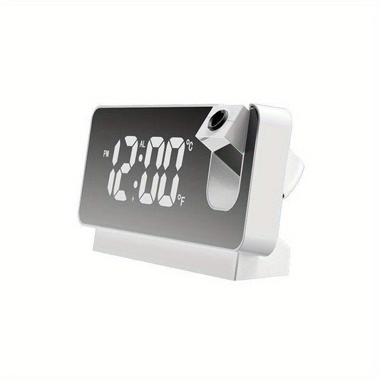 Digital Alarm Clock with Big LED Screen and Projection - Halloween Xmas Gift