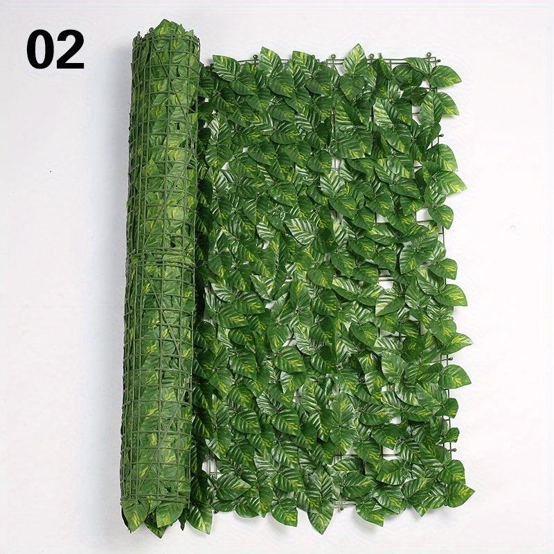Artificial Hedge Net Leaf Indoor Plant Fence Green Plant Wall Decoration