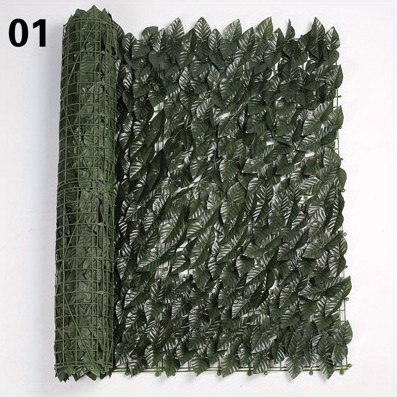 Artificial Hedge Net Leaf Indoor Plant Fence Green Plant Wall Decoration