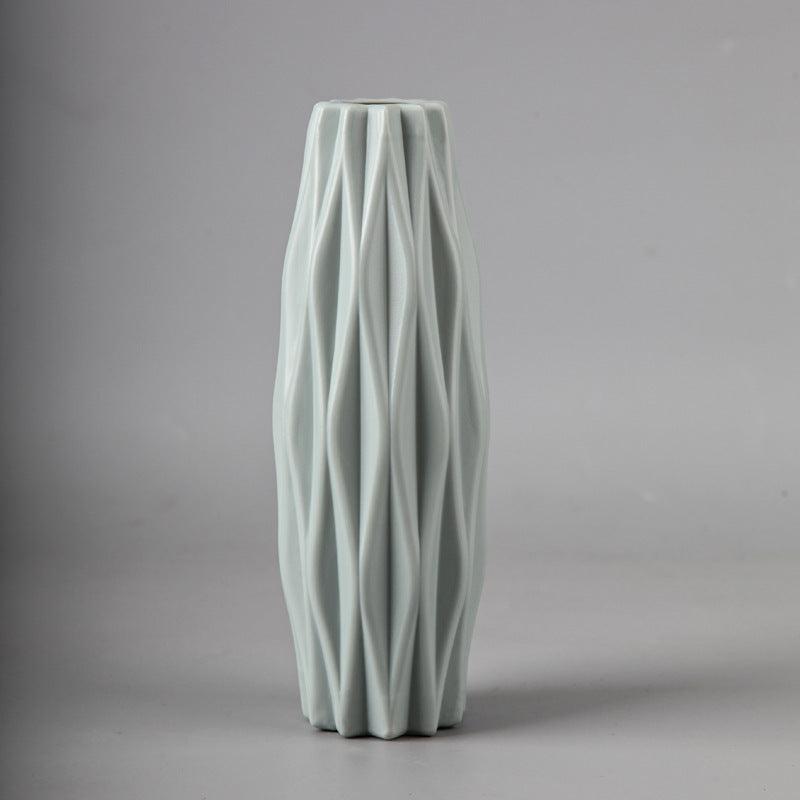 Nordic Plastic Vase Modern Style Flower Arrangement Decor
