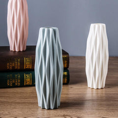Nordic Plastic Vase Modern Style Flower Arrangement Decor