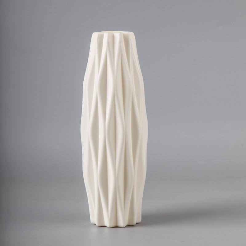 Nordic Plastic Vase Modern Style Flower Arrangement Decor