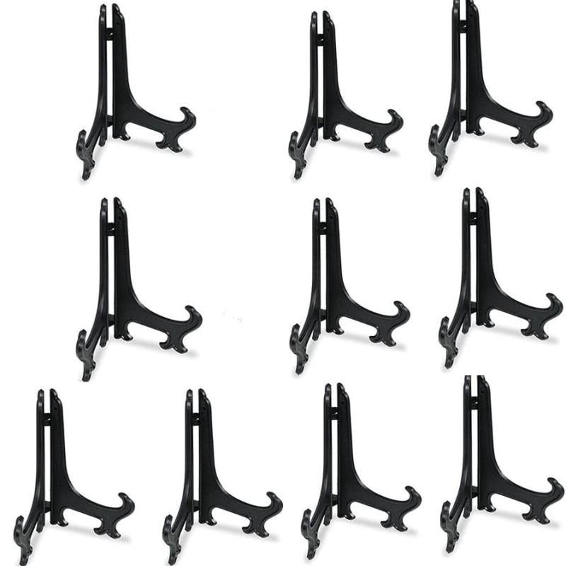 10pcs Plastic Easels Stand Plate Holders Display Pictures for Weddings