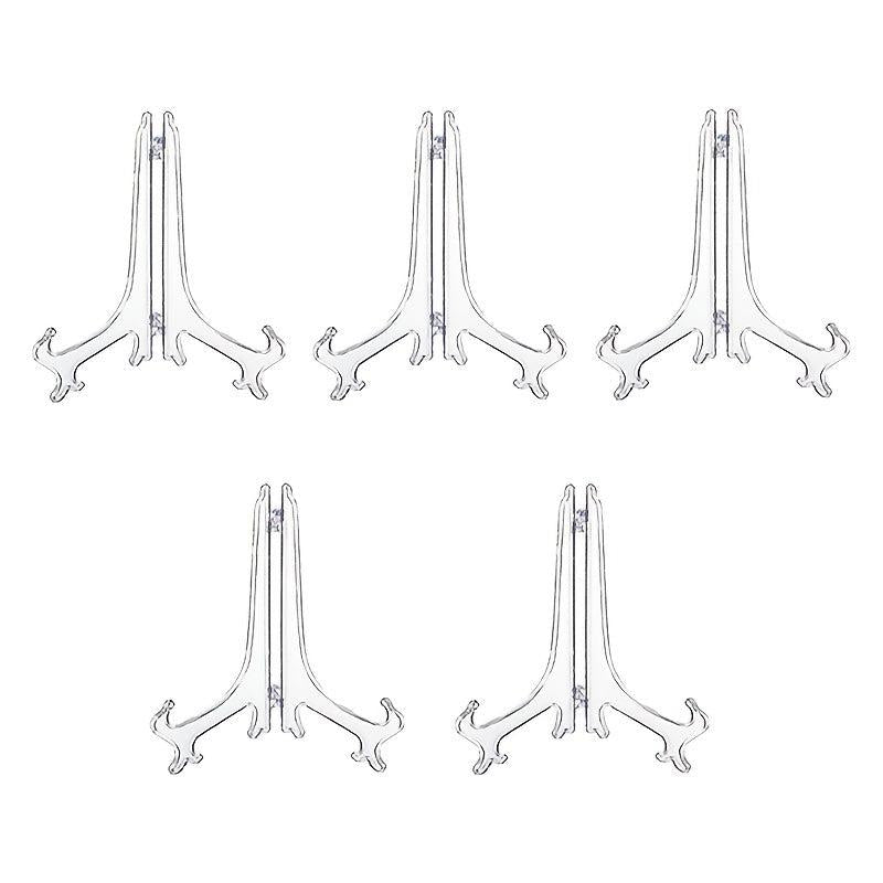 10pcs Plastic Easels Stand Plate Holders Display Pictures for Weddings