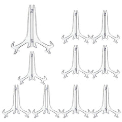 10pcs Plastic Easels Stand Plate Holders Display Pictures for Weddings