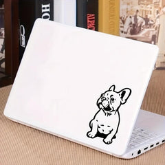 French Bulldog Wall Stickers Set of 4 Vinyl Decals for Car Laptop Bumper
