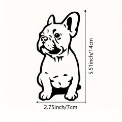 French Bulldog Wall Stickers Set of 4 Vinyl Decals for Car Laptop Bumper