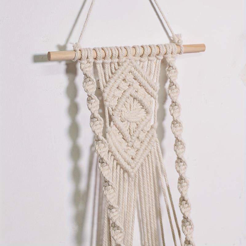 1pc Rope Woven Gardening Greenery Flower Pot Hanger Tapestry