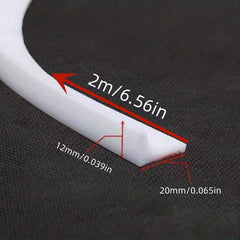 1pc Bathroom Water Blocking Strip Dry And Wet Separation Self adhesive