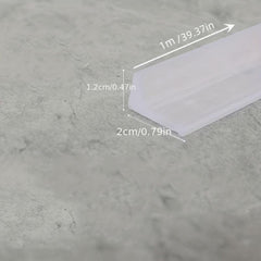 1pc Bathroom Water Blocking Strip Dry And Wet Separation Self adhesive