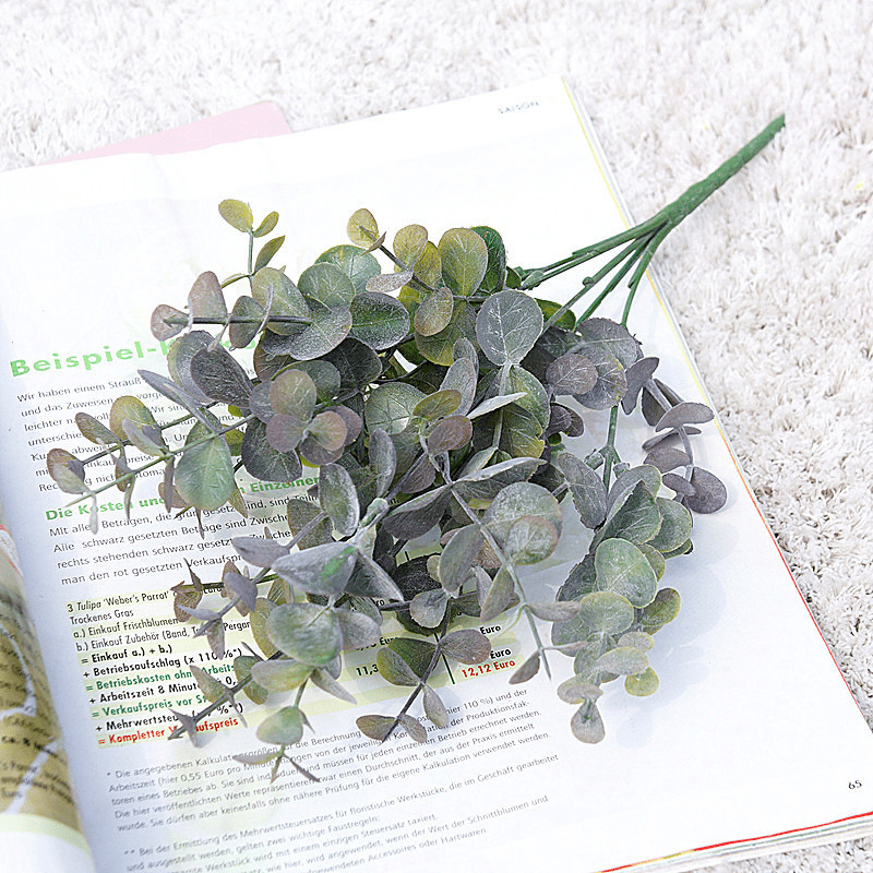 Realistic Artificial Eucalyptus Plants for Home Decor, Weddings, Garden Vases