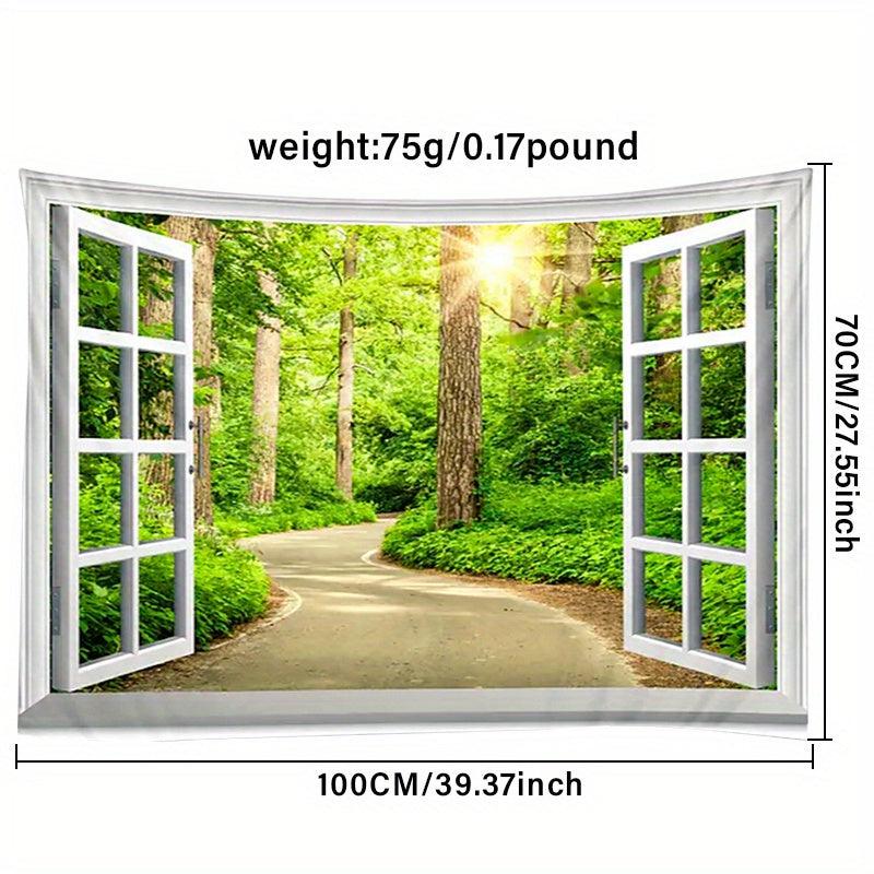 Forest Landscape Wall Hanging Tapestry Art Decor Picnic Tablecloth