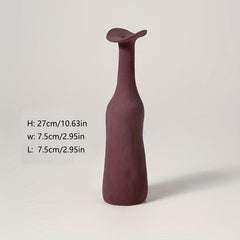 Nordic Vase Morandi Ceramic Ornaments Art Element Hallway Living Room Flower Arr