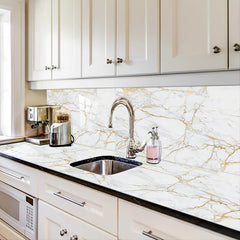 Waterproof Tile Sticker Self-adhesive Backsplash Wall Peel & Stick