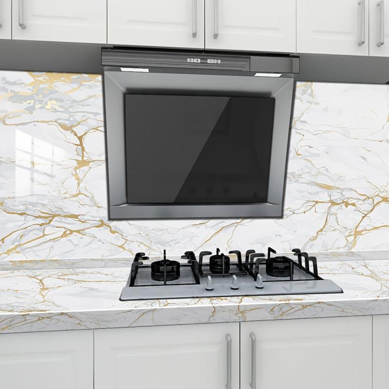 Waterproof Tile Sticker Self-adhesive Backsplash Wall Peel & Stick