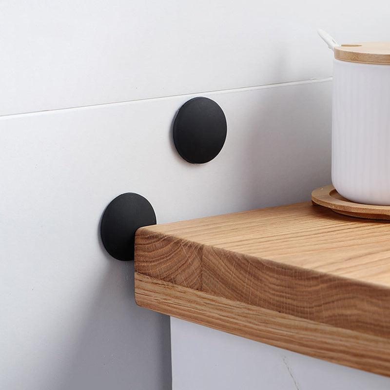 2pcs Silicone Door Stopper Self Adhesive Bumper Guard for Home Kitchen Bedroom