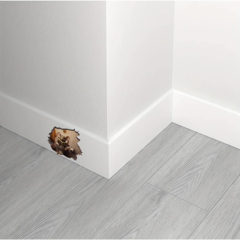 3D Pet Mouse Mural Stickers Waterproof Bedroom Living Room Decor