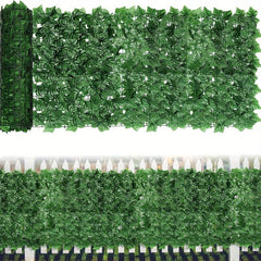 Simulated Ivy Green Fence Outdoor Decoration 12 Piece