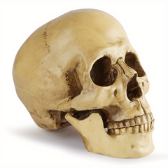 Skull Medical Resin Craft Ornament Halloween Decoration Grinning Human Skull