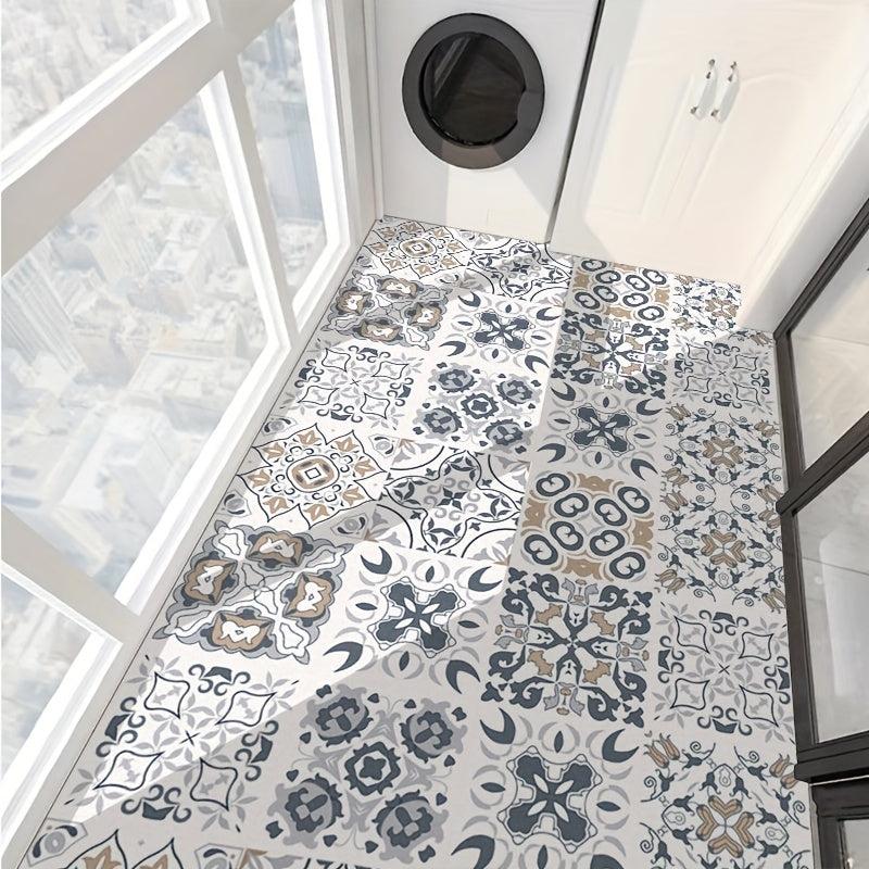 10pcs Waterproof Non Slip Tile Stickers for Bathroom Toilet Kitchen