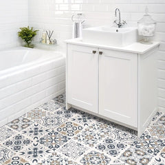10pcs Waterproof Non Slip Tile Stickers for Bathroom Toilet Kitchen