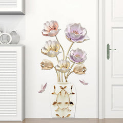Tulip Vase Wall Sticker Home Wall Decoration Sticker