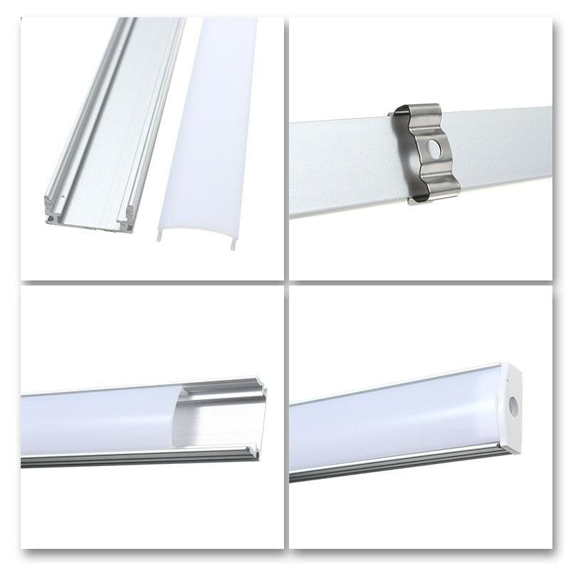 5pcs Aluminum LED Strip Light Holder Mounting Clips System