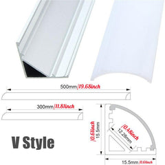 5pcs Aluminum LED Strip Light Holder Mounting Clips System