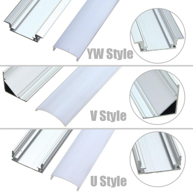 5pcs Aluminum LED Strip Light Holder Mounting Clips System