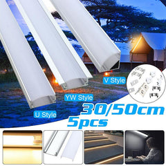 5pcs Aluminum LED Strip Light Holder Mounting Clips System