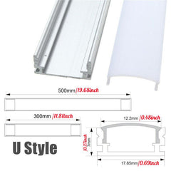 5pcs Aluminum LED Strip Light Holder Mounting Clips System
