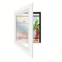 A4 Front Opening Wooden Picture Frame for Kids