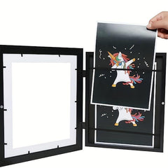 A4 Front Opening Wooden Picture Frame for Kids