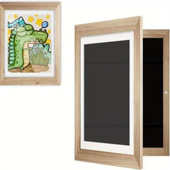 A4 Front Opening Wooden Picture Frame for Kids