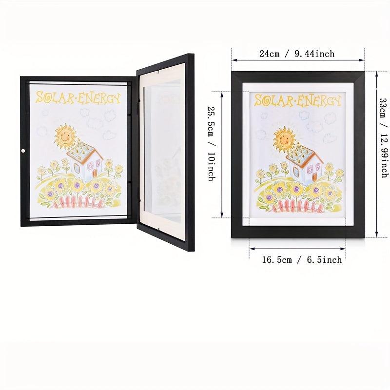 A4 Front Opening Wooden Picture Frame for Kids