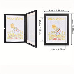 A4 Front Opening Wooden Picture Frame for Kids