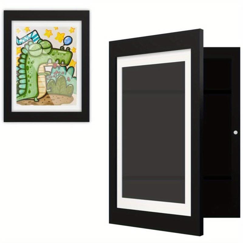 A4 Front Opening Wooden Picture Frame for Kids