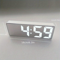 LED Digital Alarm Clock Desktop Temperature Display 12/24 Hours
