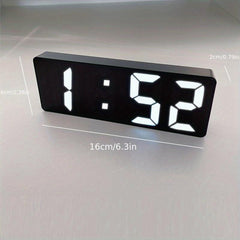 LED Digital Alarm Clock Desktop Temperature Display 12/24 Hours